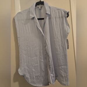 Nine West Women's Short Sleeve Collared Shirt